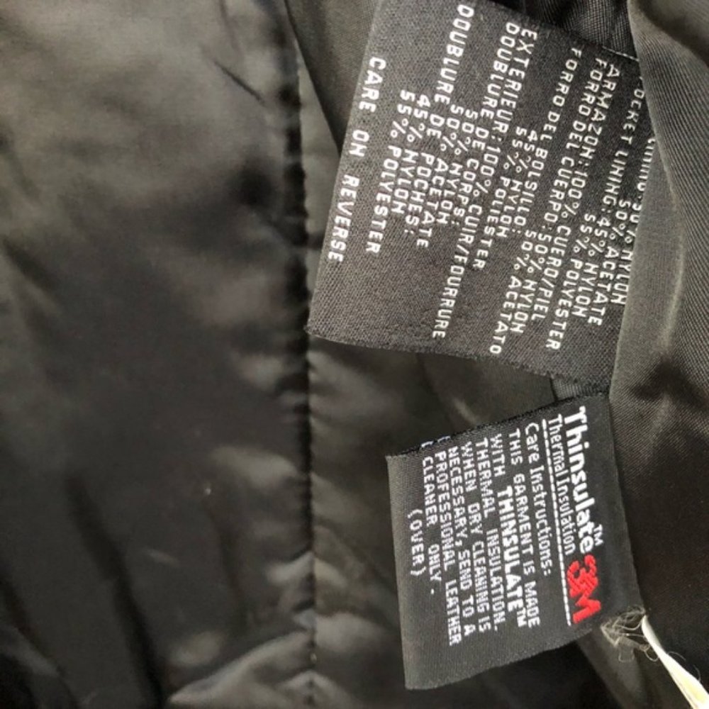 Vintage Faux Leather Y2K 90s Furry Jacket - Picture 7 of 15